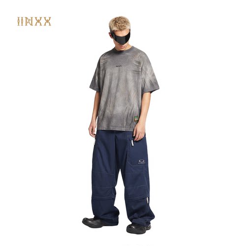 INXX个性扎染刺绣流行中性风短袖