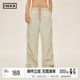 男复古抽绳可调节休闲裤 INXXStandby 裤 阔腿伞兵工装 女 美式