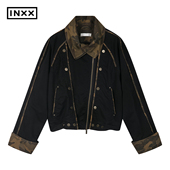 INXX磨破短外套女款 XWF3141178
