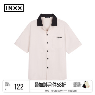 衬衫 INXX 休闲街头短袖 明星同款 翻领衬衣 Standby