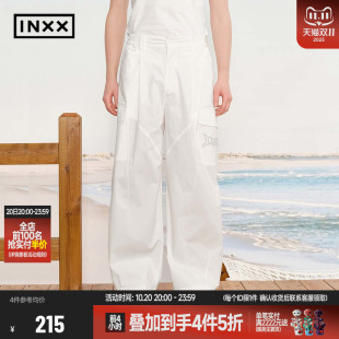 INXX 长裤 街头风工装 男潮牌立体贴袋设计微萝卜裤 情侣 感休闲裤