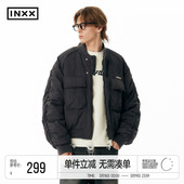 INXXAPYD 感保暖棉服无性别 复古晕染尼龙夹克外套男休闲工装