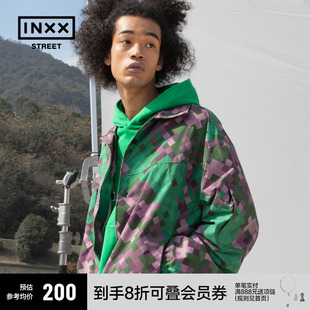 inxxstreet 潮牌宽松休闲短外套情侣ISE1140189