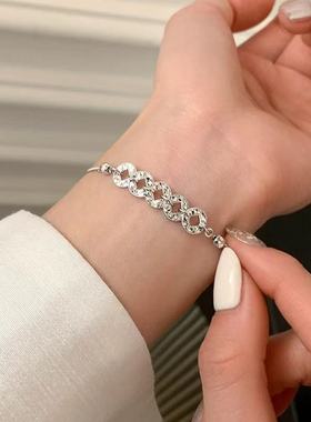 925纯银五帝钱手链轻奢2025新款高级手串女小众闺蜜手镯