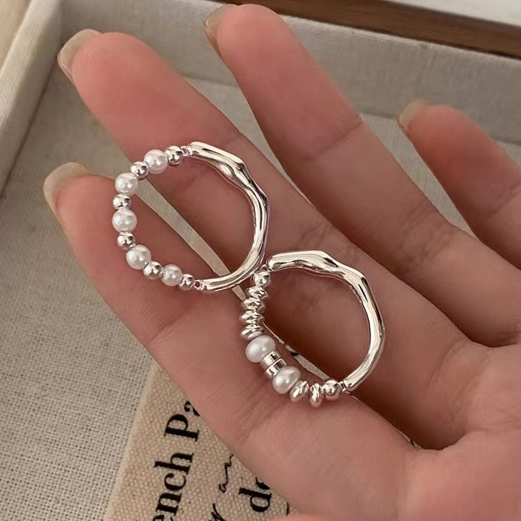其他女925银珍珠轻奢戒指