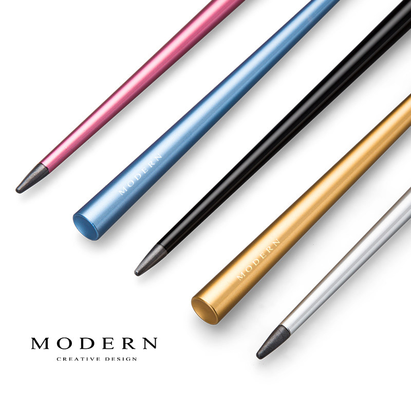 德国MODERN永恒系列不用墨水的笔老不死笔金属笔画画书写铅笔礼物