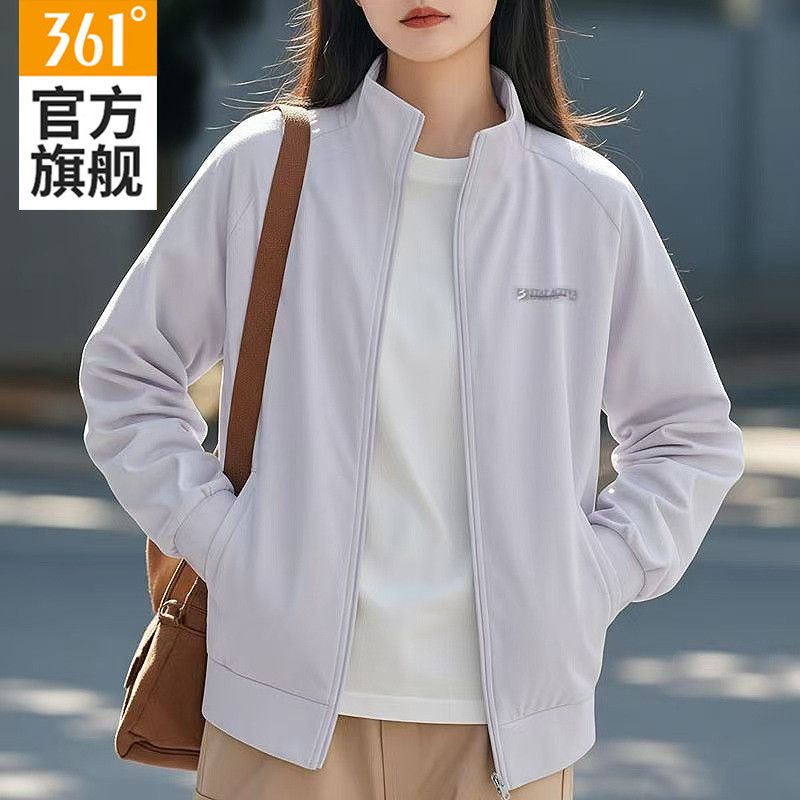 361运动外套女士休闲立领插肩袖