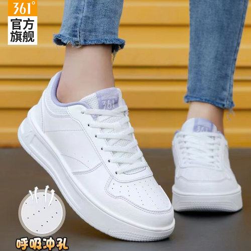 361女鞋运动鞋皮面防水轻便减震