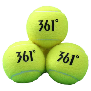 361°网球橡胶内胆高弹耐打专业比赛/训练用球单人自打带线原装球