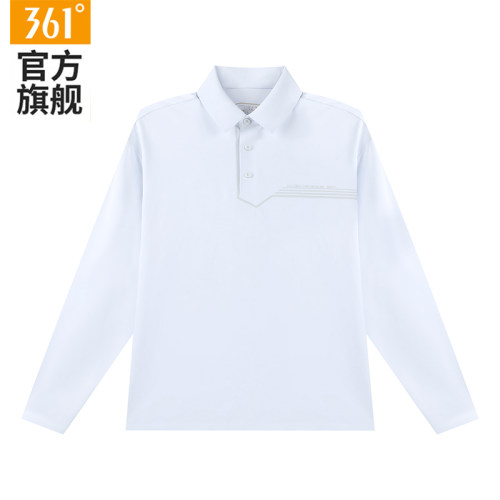 361运动长袖男款翻领长T恤宽松