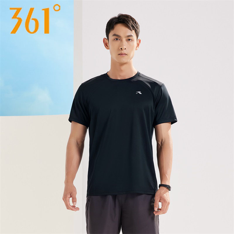 361运动套装男款2025夏季新款薄款透气短袖上衣休闲健身运动套装