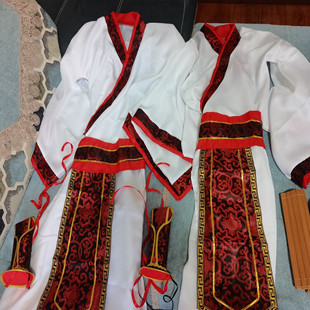 国学汉服男书童古装女学生表演中国风舞台诵读合唱演出汉服装春秋