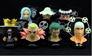 【现货】日版金猫 海贼王头像胸像盒蛋6 艾尼路索隆佩罗娜薇薇