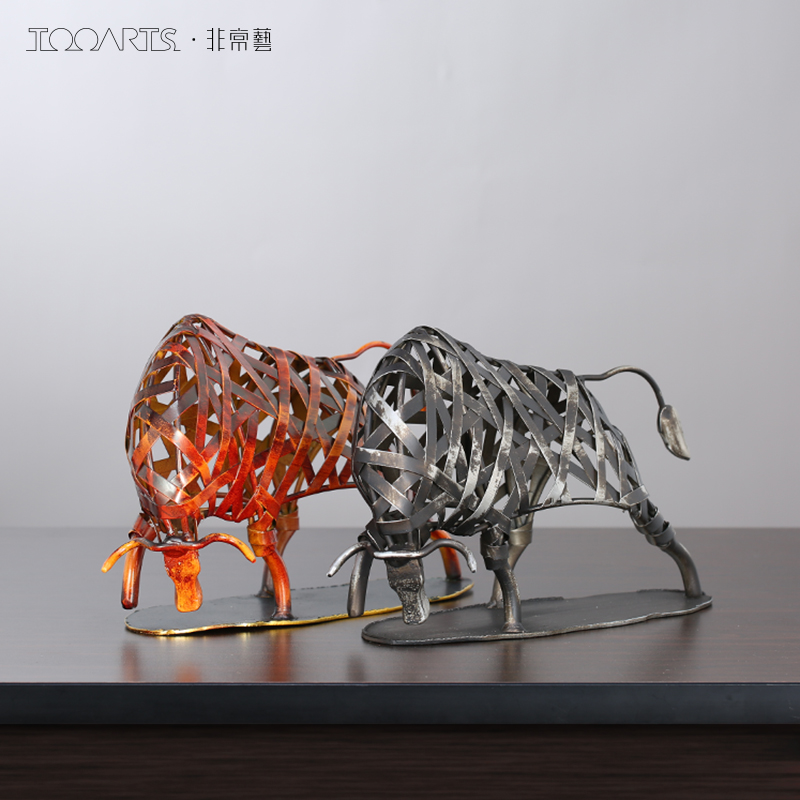 工艺品非常艺铁摆件礼品办公室牛