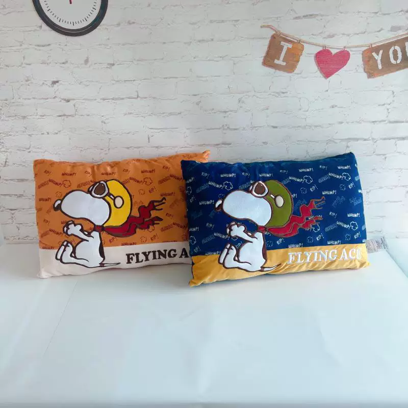 [Заказ островного типа Snoopy пилот синий вышивка подушка подголовник]