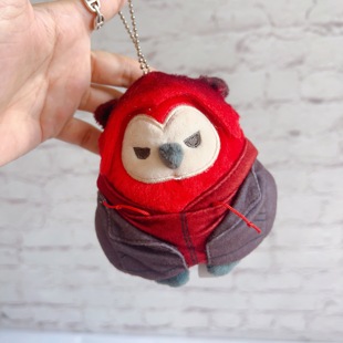 孤品  岛国订单  5MOVIC 池袋西口公园 猫头鹰 小挂件 毛绒玩具