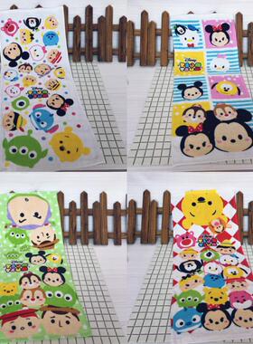 外单 Dxx  tsum 维尼 胡迪 三眼 印花 纯棉割绒毛巾 洗脸