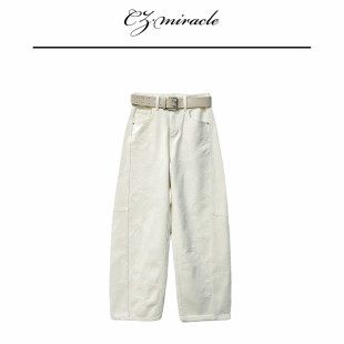 海岛棉 进口提花工艺 弯刀裤 牛仔裤 4022C 回头率