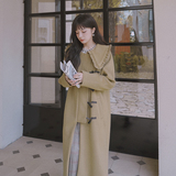 【秋冬款出货中】设计师款牛角扣呢大衣2250-p190k268，女装毛呢外套，Mushroom