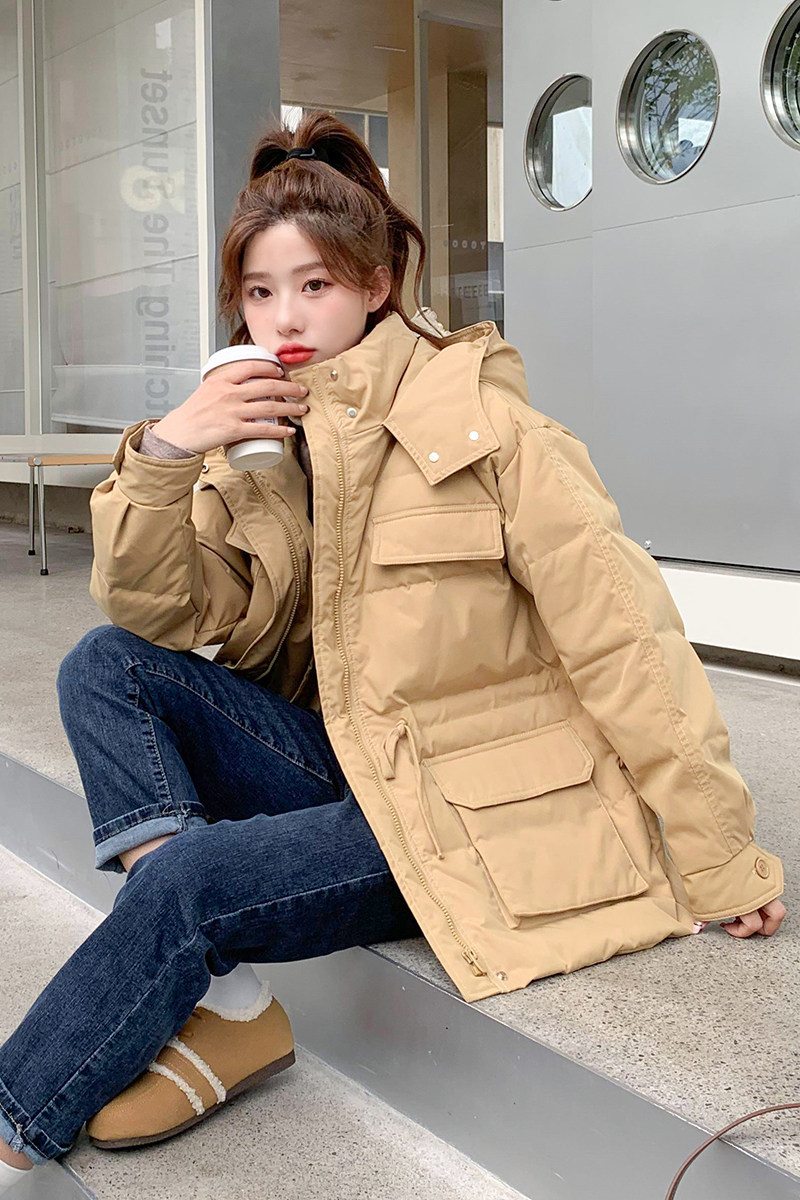 【新款，现货】跑量款工装羽绒服2266p170k285,女装羽绒服,Mushroom