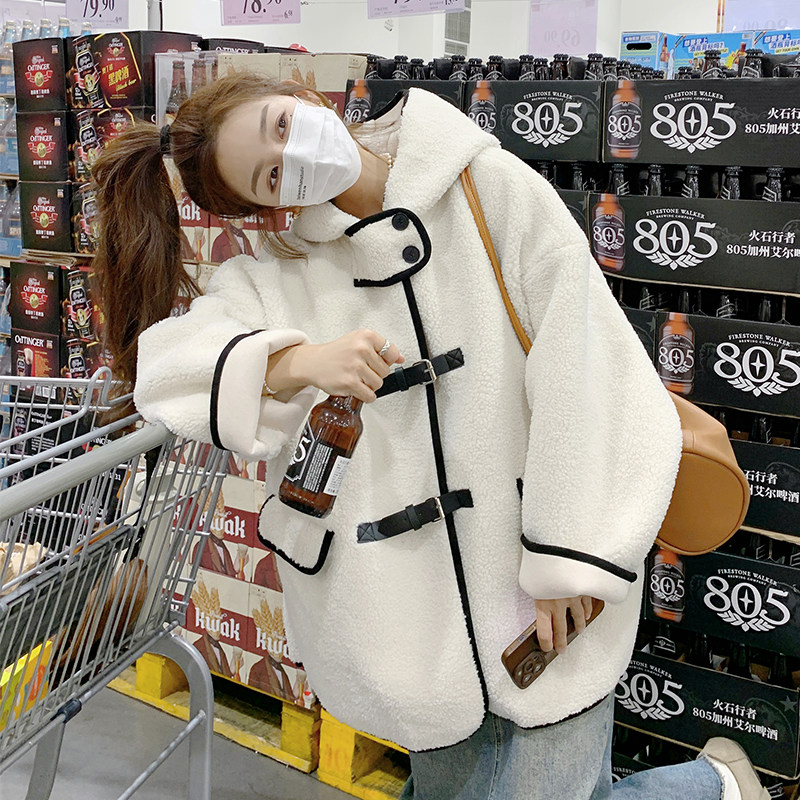 【双12主推】加厚小个子羊羔毛皮毛一体外套女2267p175k268,女装短外套,Mushroom