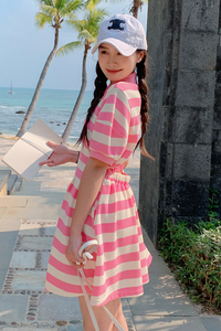 【夏新出货中】POLO条纹流量好搜索高连衣裙2284-P105-K158图片