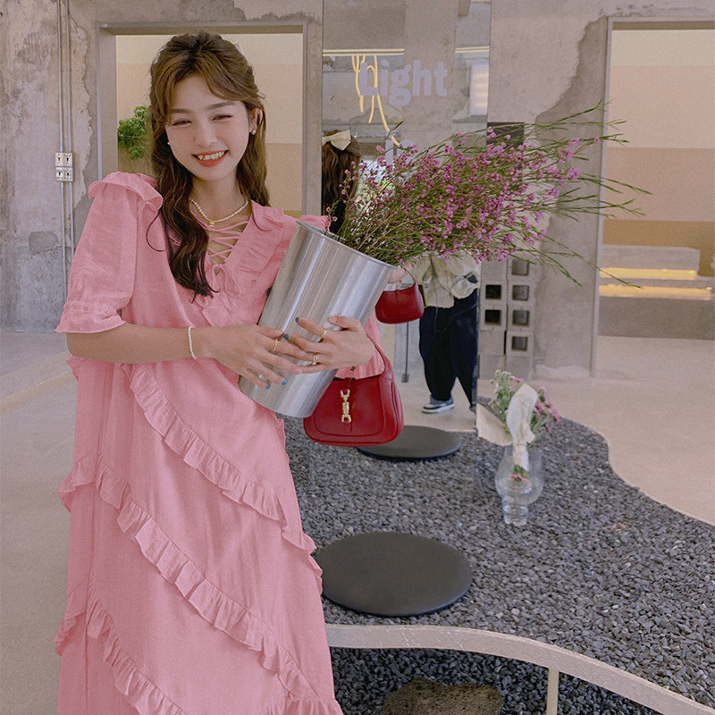 2023新提供买家秀超仙长短连衣裙2238P105k1582239P120K178，女装连衣裙，Mushroom