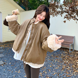 【冬季新款】两面穿派克服B220-88019-P235K358，女装短外套，2B220