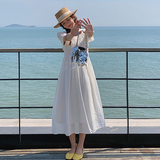 法式超好看天丝连衣裙女夏轻奢高级感气质绝美宽松显瘦莱赛尔裙子，女装连衣裙，Mushroom