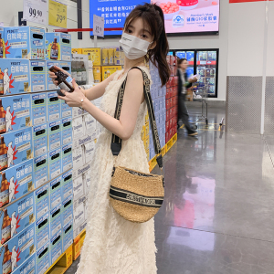 白色连衣裙夏长款到脚踝裙子收腰性感名媛雪纺无袖流苏仙女裙长裙图片