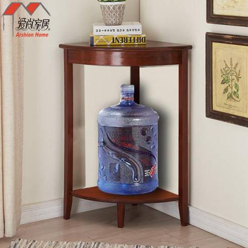 墙角边几简约花架子储物架三脚柜