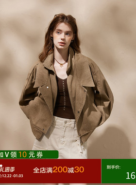 猫酱紫 工装夹克/灰色西装/吊带裙/罩裙