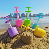 新款 煤球沙滩玩具套装 蜂窝煤球夹儿童玩雪玩沙子户外沙滩沙坑玩具