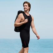 dive新款 2MM无袖 连体潜水服前开保暖冲浪划船桨板防寒浮潜wetsuit