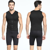3mm分体潜水游泳背心防晒速干保暖浮潜短裤 冬泳胶衣湿衣wetsuit