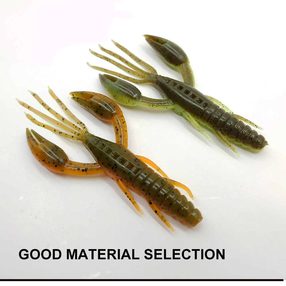 泳姿自然虾形软饵假饵鳜鱼易中鱼