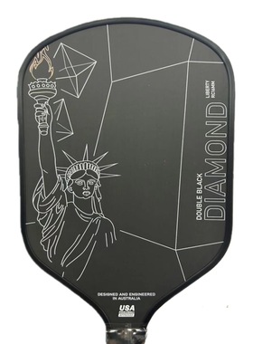 自由女神Pickleball Paddle碳纤维布纹磨砂匹克球拍6.0热压一体