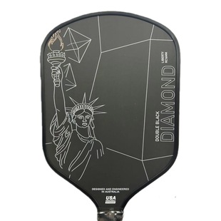 自由女神Pickleball Paddle碳纤维布纹磨砂匹克球拍6.0热压一体