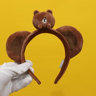 可愛呆萌熊兔雞公仔發(fā)箍扎頭發(fā)送女朋友禮物 韓國新款