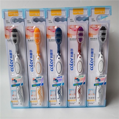 正品科丽尔3306牙刷 10支13元 软毛牙刷 大头细丝软毛牙刷 独立装