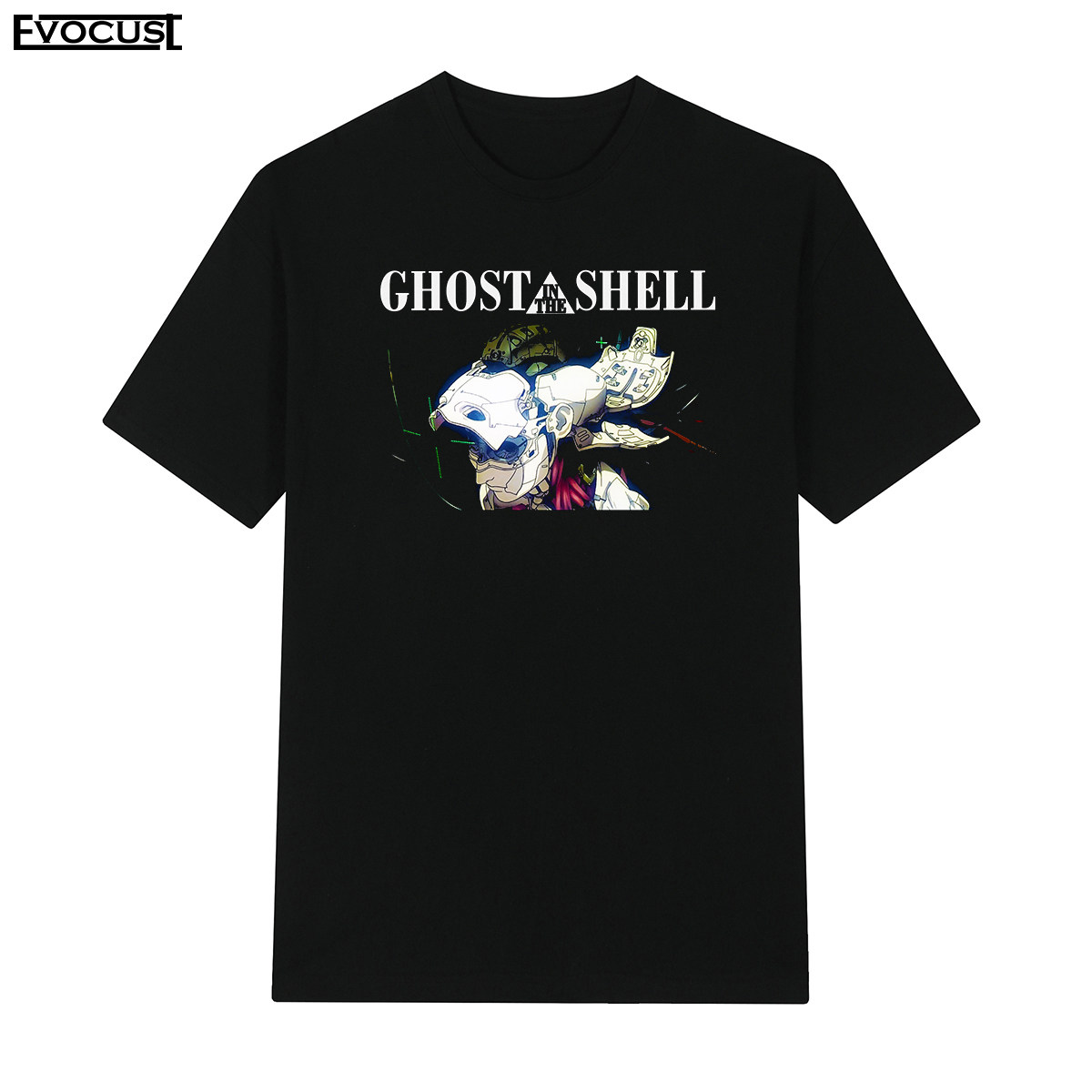 Ghost in the Shell攻壳机动队机械盔甲1995短袖T恤男女复古