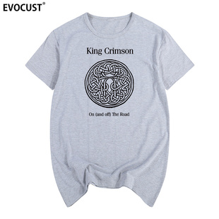 King Crimson摇滚乐队On and Off the Road男女短袖半袖T恤