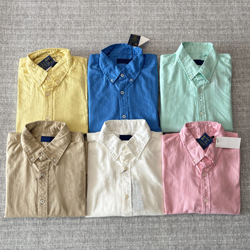 RL拉夫【亚麻衬衫】春夏款经典纯色小马刺绣长袖可验证扫码版本,女装/女士精品,衬衫,淘宝优惠券,粉丝福利购,淘宝优惠卷