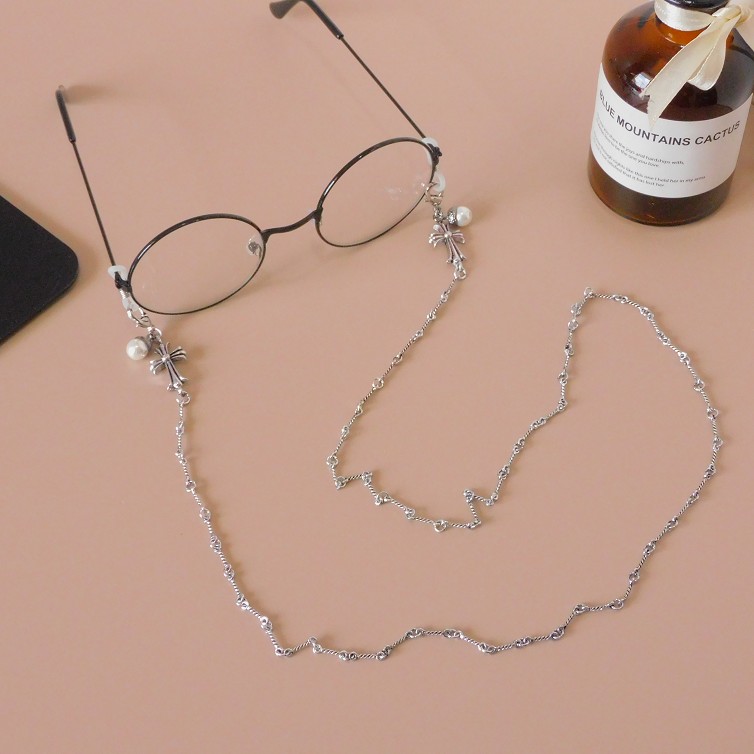 眼镜链条复古十字架男女防滑