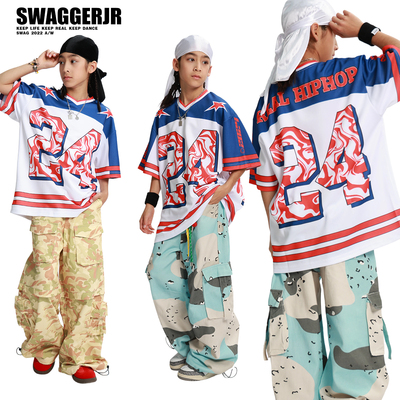 儿童街舞潮服宽松上衣跳舞裤子