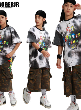 Swagger.JR儿童街舞潮服男童嘻哈hiphop演出服女童爵士舞表演服装