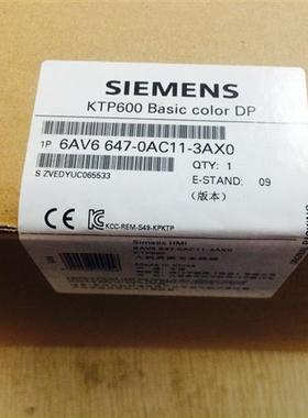 6AV6647-0AC11-3AX0KTP600DP触摸屏 6AV6 647-0AC11-3AXO