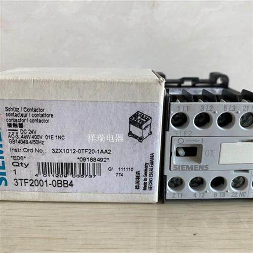 全新原装接触器3TF2001-0BB4 3TF2001-OBB4