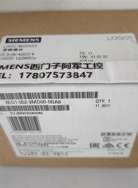 6ED1052-2MD00-0BA6LOGO!逻辑模块6ED1052-1MD00-0BA6现货