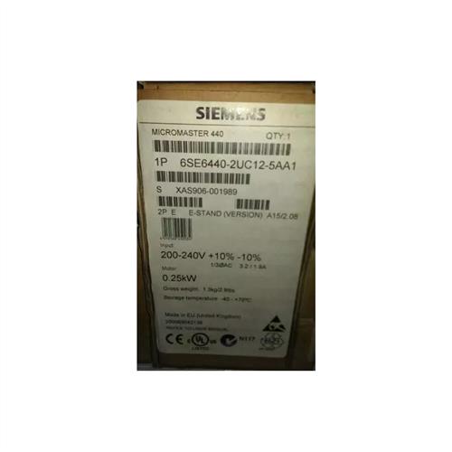 原装6SE6440-2UC12-5AA1MM440变频器0.25KW 220V 无滤波器